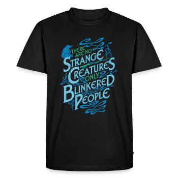 Animaux fantastiques Strange Creatures - T-shirt Premium bio Homme - noir - Devant - Nico (187cm)