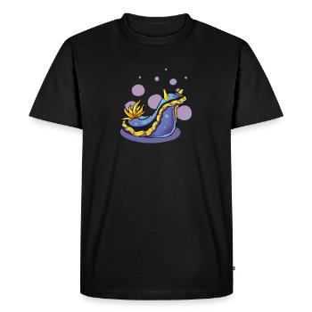 Nudibranch Scuba Diving design - Men's Premium Organic T-Shirt - black - Front - Nico (187cm)