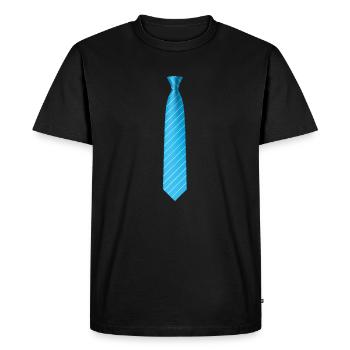 Cravate Cravate De Bal - T-shirt Premium bio Homme - noir - Devant - Nico (187cm)