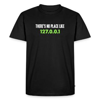 Sysadmin Day design Gift - Men's Premium Organic T-Shirt - black - Front - Nico (187cm)