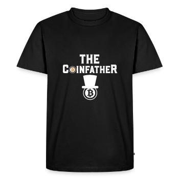 Crypto Investing Bitcoin Trader Chart - Men's Premium Organic T-Shirt - black - Front - Nico (187cm)