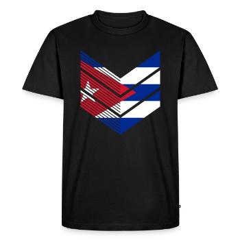 Vacances Cuba Voyage dans les Caraïbes La Havane - T-shirt Premium bio Homme - noir - Devant - Nico (187cm)