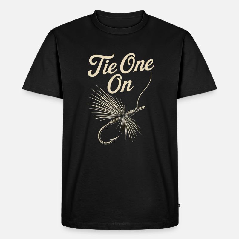 Binde einen an - Männer Premium Bio T-Shirt - Schwarz
