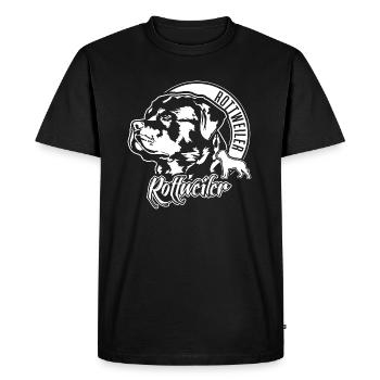 ROTTWEILER Portrait de chien IGP Chiens de sport - T-shirt Premium bio Homme - noir - Devant - Nico (187cm)