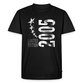 2005 born - Men's Premium Organic T-Shirt - black - Front - Nico (187cm)