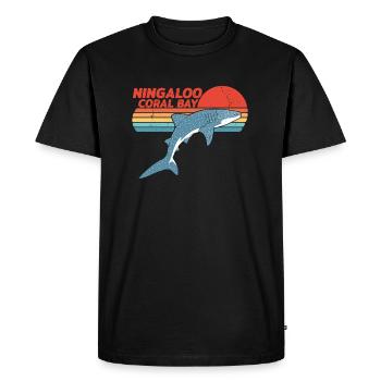 Requin-baleine - T-shirt Premium bio Homme - noir - Devant - Nico (187cm)
