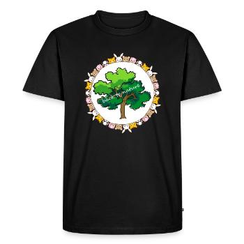 retour à la nature - T-shirt Premium bio Homme - noir - Devant - Nico (187cm)