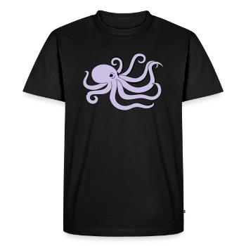 octopus - T-shirt Premium bio Homme - noir - Devant - Nico (187cm)