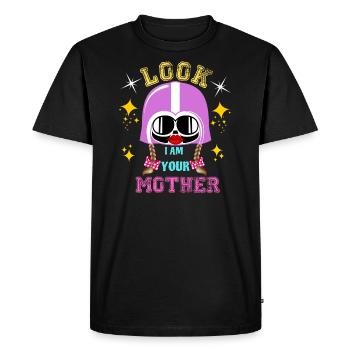 Idée drôle de tenue de fête de jour de mères pour des femmes - T-shirt Premium bio Homme - noir - Devant - Nico (187cm)