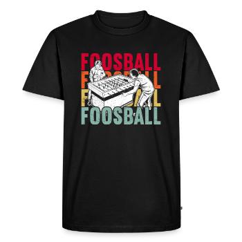 Baby-foot Baby-foot - T-shirt Premium bio Homme - noir - Devant - Nico (187cm)