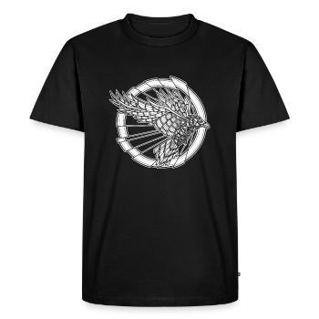 Do not hurt the Raven - Men's Premium Organic T-Shirt - black - Front - Nico (187cm)