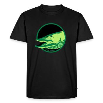 Pique - T-shirt Premium bio Homme - noir - Devant - Nico (187cm)