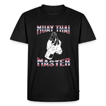 Muay Thaï Boxe Muay Thaï - T-shirt Premium bio Homme - noir - Devant - Nico (187cm)