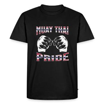 Muay Thaï Boxe Muay Thaï - T-shirt Premium bio Homme - noir - Devant - Nico (187cm)