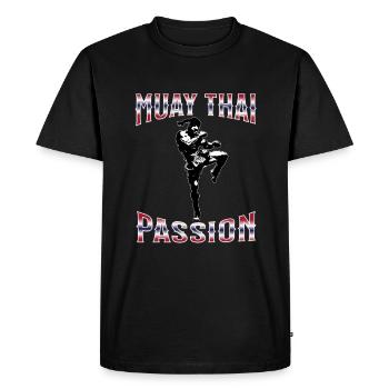 Muay Thai Boxe Muay Thai - T-shirt Premium bio Homme - noir - Devant - Nico (187cm)