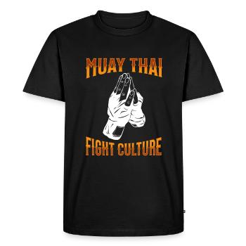 Muay Thaï Boxe Muay Thaï - T-shirt Premium bio Homme - noir - Devant - Nico (187cm)