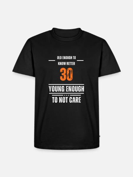 30 Vibe - Men's Premium Organic T-Shirt - black
