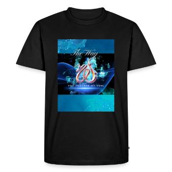 La façon de concevoir - T-shirt Premium bio Homme - noir - Devant - Nico (187cm)