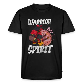 Fighter Sword Asian Ninja - Men's Premium Organic T-Shirt - black - Front - Nico (187cm)