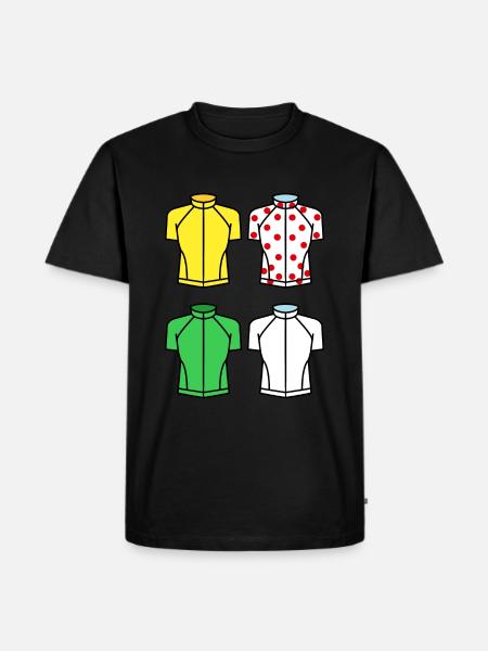trøje tour race cykel cykel Frankrig - Herre Premium økologisk T-shirt - sort