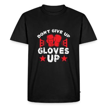 boxing gloves - Men's Premium Organic T-Shirt - black - Front - Nico (187cm)