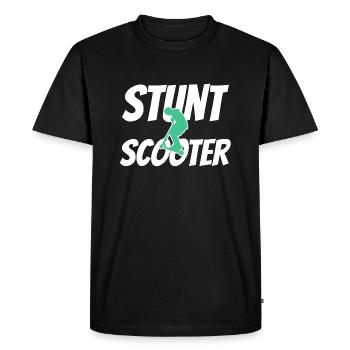 Cascade de scooter - T-shirt Premium bio Homme - noir - Devant - Nico (187cm)