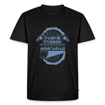 Zimmerer dit Ce sont mes gènes - T-shirt Premium bio Homme - noir - Devant - Nico (187cm)