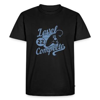 22 idées cadeaux de joueur d’anniversaire pour 22 ans - T-shirt Premium bio Homme - noir - Devant - Nico (187cm)