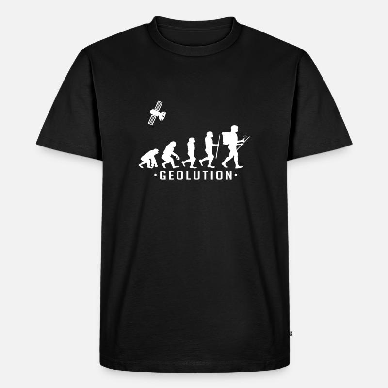 Geocaching evolution Chemise Geolution - T-shirt Premium bio Homme - noir