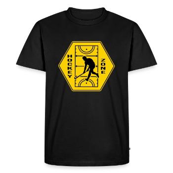Hockey Hockey Club Joueurs de hockey Zone de hockey - T-shirt Premium bio Homme - noir - Devant - Nico (187cm)