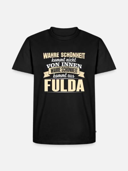 FULDA - Schönheit - Männer Premium Bio T-Shirt - Schwarz