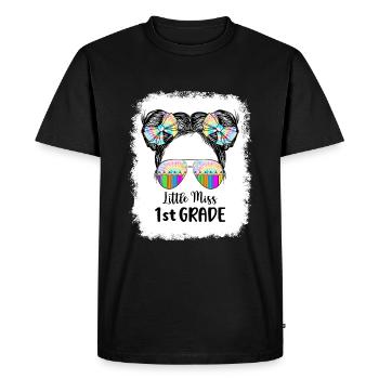Hello 1st Grade Back To School First Day - Men's Premium Organic T-Shirt - black - Front - Nico (187cm)