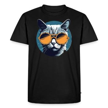 Lunettes de soleil Cat Mietz House Duck - T-shirt Premium bio Homme - noir - Devant - Nico (187cm)