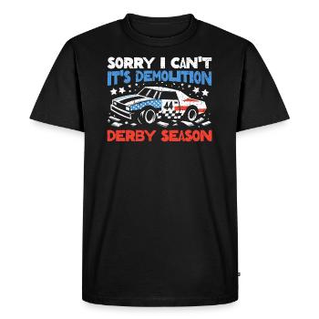 Saison du derby de démolition - cadeau pour les vrais fans - T-shirt Premium bio Homme - noir - Devant - Nico (187cm)