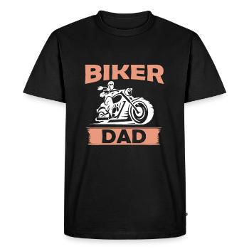 Motorbike - Motorcycle - Moto-shirt - T-shirt Premium bio Homme - noir - Devant - Nico (187cm)