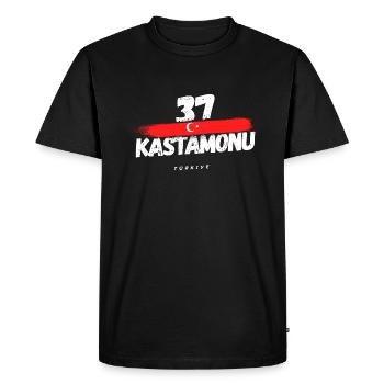 37 Kastamonu Turquie Türkiye - T-shirt Premium bio Homme - noir - Devant - Nico (187cm)