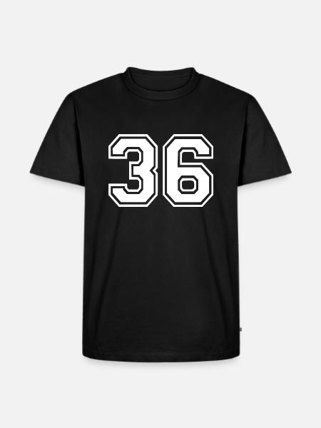 36 - Men's Premium Organic T-Shirt - black