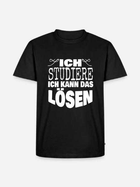 University student - Men's Premium Organic T-Shirt - black