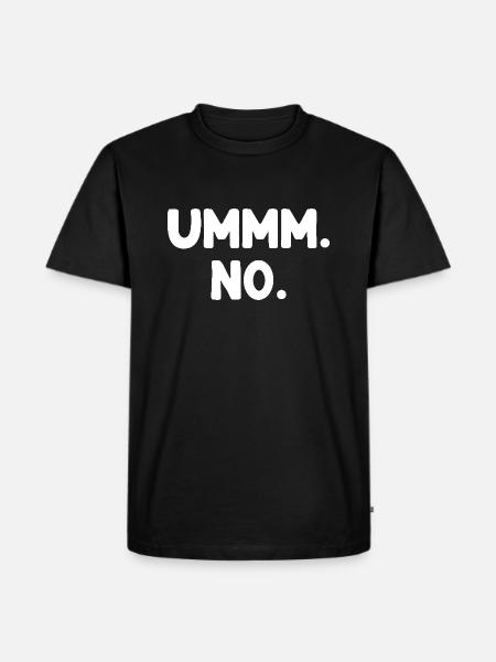 Euh Non - T-shirt Premium bio Homme - noir