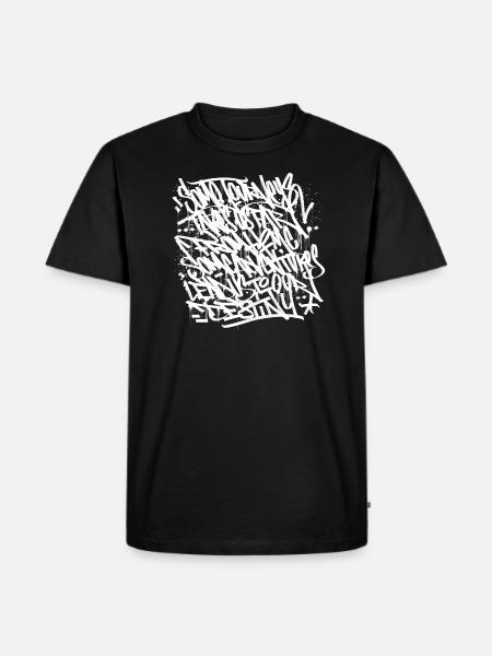 Graffiti Journey - Men's Premium Organic T-Shirt - black