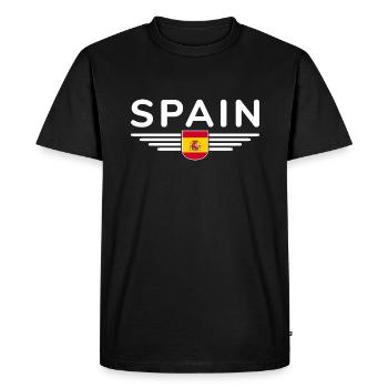 I Love Spain, Design T-Shirt Outfit - Men's Premium Organic T-Shirt - black - Front - Nico (187cm)