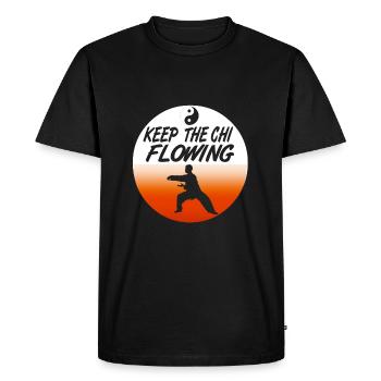 Tai Chi - T-shirt Premium bio Homme - noir - Devant - Nico (187cm)