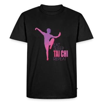 Tai Chi - T-shirt Premium bio Homme - noir - Devant - Nico (187cm)