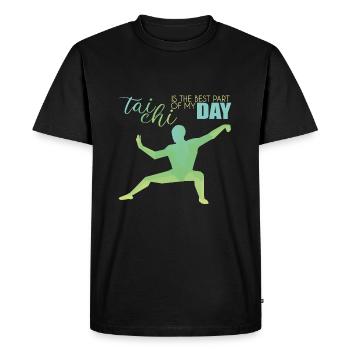 Tai Chi - T-shirt Premium bio Homme - noir - Devant - Nico (187cm)