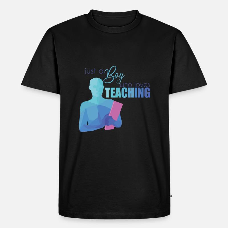 Lehrer - Männer Premium Bio T-Shirt - Schwarz