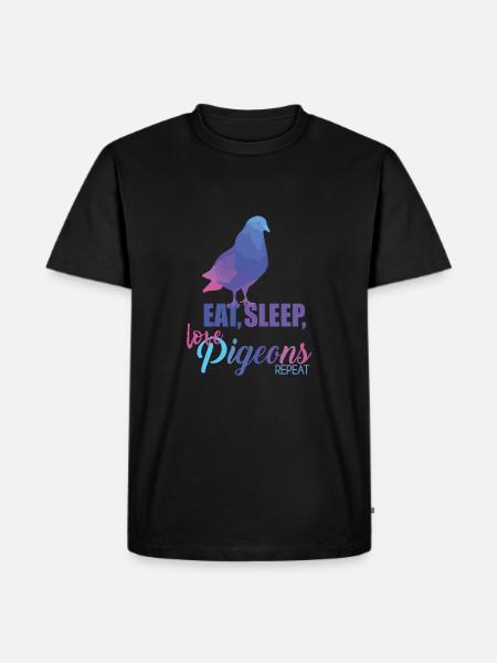 Dove - Men's Premium Organic T-Shirt - black