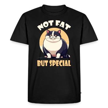 Pas audacieux, mais spécial - T-shirt Premium bio Homme - noir - Devant - Nico (187cm)
