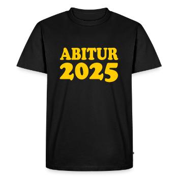 Abitur 2025 - T-shirt Premium bio Homme - noir - Devant - Nico (187cm)