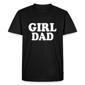 Girl dad - T-shirt Premium bio Homme - noir - Devant - Nico (187cm)