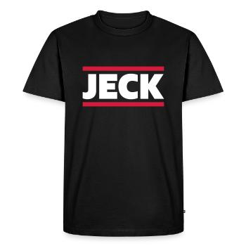JECK | KÖLN | KARNEVAL - Männer Premium Bio T-Shirt - Schwarz - Vorne - Nico (187cm)